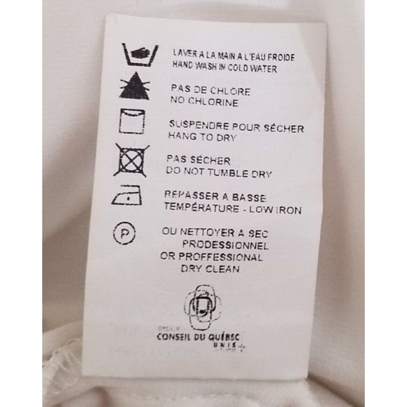 Joseph Ribkoff White 3/4 Sleeve Scoop Neck Stretch Top Size 6 - Picture 7 of 7